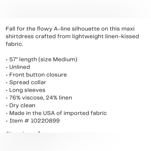 TWP “Jenny’s Gown” Flowing Maxi Shirt Dress - size XS - VGUC (see photos) - Picture 16 of 16